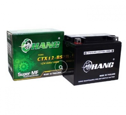 Bình Ắc Quy Xe Máy Chang CTX12-BS (12V-10AH)