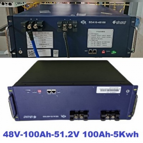 Pin Lithium Shuangdeng Shoto SDA10-48v100Ah 51.2V 100Ah 5kwh