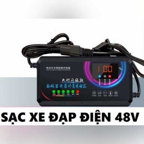 Sạc Xe Đạp Điện 48V20AH Chống Phồng Bình