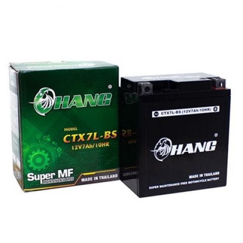 Bình Ắc Quy Xe Máy Chang CTX7L-BS (12V-7AH)