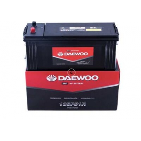 Bình ắc quy tàu thuyền Daewoo 135F51R 12V - 120AH (HÀNG NHẬP KHẨU)