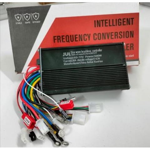 IC ĐIỀU KHIỂN ĐA NĂNG XE ĐIỆN 60-72V 500W ĐEN MỚI - 60V-72VDEN