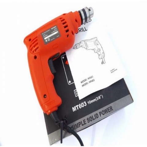 Máy khoan đầu 10 MT 603_ TẶNG ĐẦU BẮN TÔN VÀ MŨI KHOAN