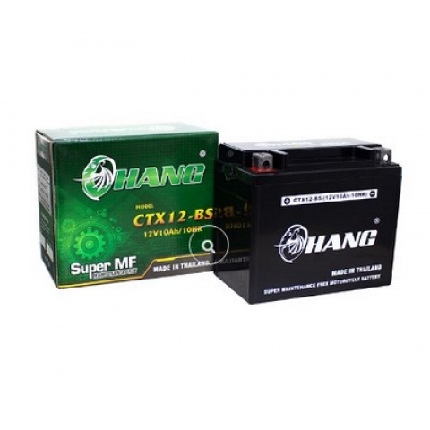 Bình Ắc Quy Xe Máy Chang CTX12-BS (12V-10AH)