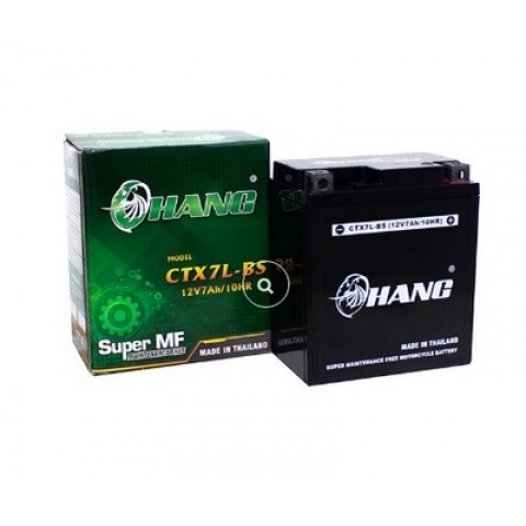 Bình Ắc Quy Xe Máy Chang CTX7L-BS (12V-7AH)