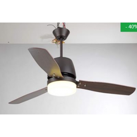Quạt trần đèn model NDT-305 - Màu nâu gỗ - 1220mm