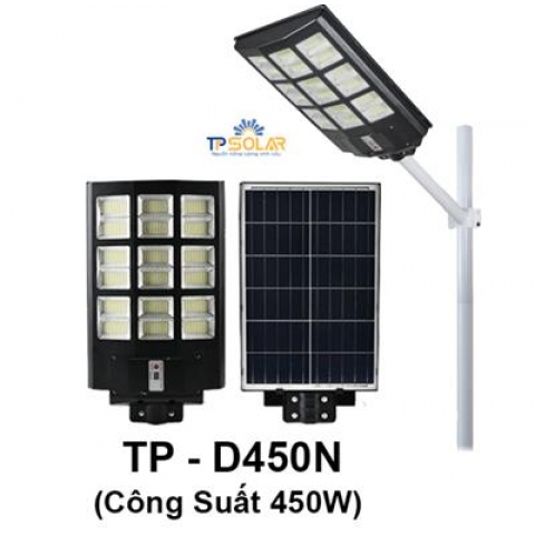 Đèn Đường Năng Lượng Mặt Trời Liền Thể TP Solar Mẫu Mới Nhất 3 Mặt Đèn - 450W