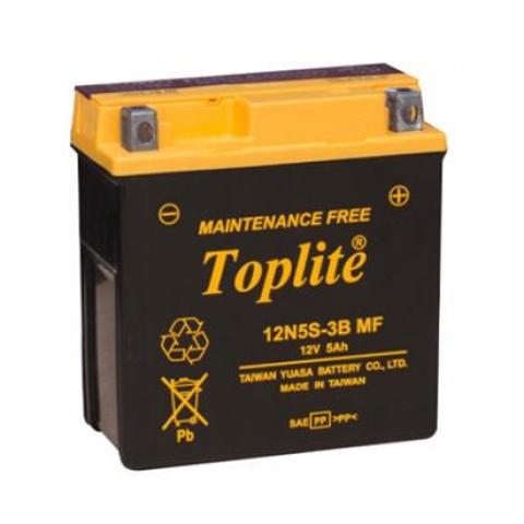 Ắc quy Toplite 12N5S-3B 12V-5AH (HÀNG NGOẠI NHẬP)