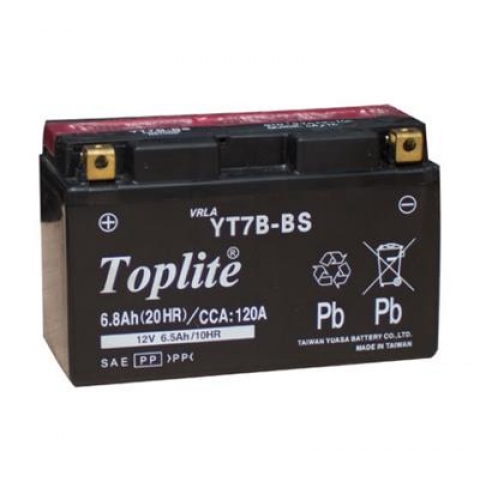 Ắc Quy Moto PKL Toplite YT7B-BS 12V-6.5 Ah (HÀNG NGOẠI NHẬP)