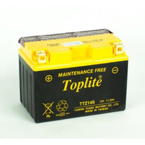 ẮC QUY MOTO PKL TOPLITE TTZ14S 12V - 11.2AH (HÀNG NGOẠI NHẬP)