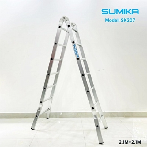 Thang Nhôm Gấp Chữ A Sumika SK207