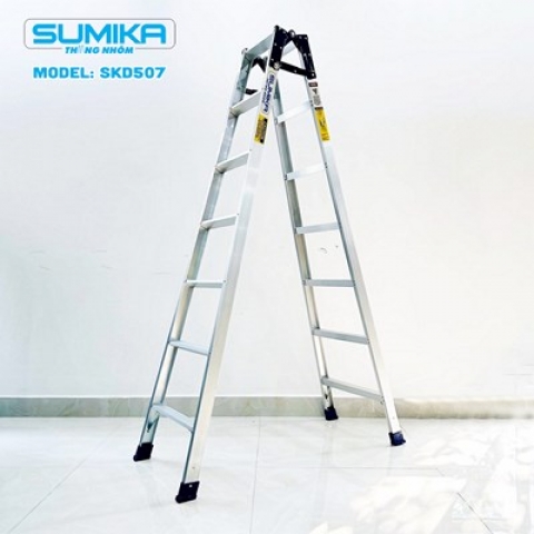 Thang Nhôm Gấp Chữ A Sumika SKD507