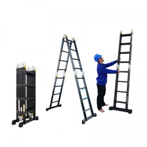 Thang Nhôm Gấp 4 Khúc Sumika SKM204 NEW