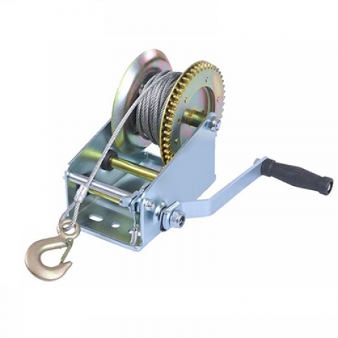 Tời quay tay 1000lbs cáp 10m cao cấp