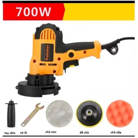 MÁY ĐÁNH BÓNG XE OTO XE MÁY POLISHER 700W, DÂY ĐỒNG 100%