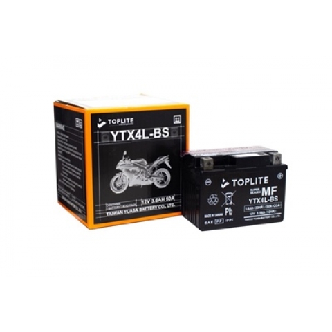 Ắc quy Toplite YTX4L-BS 12V-3.5AH (HÀNG NGOẠI NHẬP)