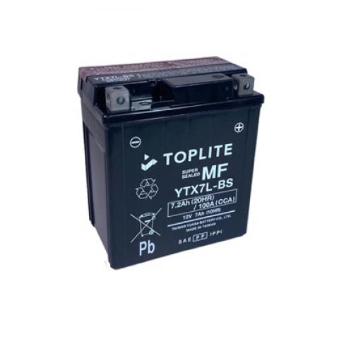 Ắc quy Toplite YTX7L-BS 12V-7AH (HÀNG NGOẠI NHẬP)