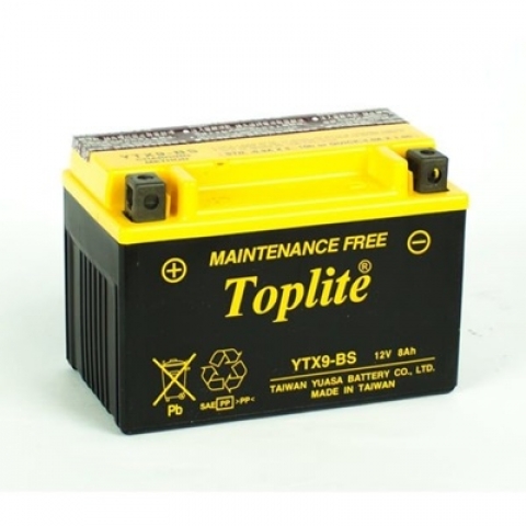 Ắc quy Toplite YTX9-BS 12V-8AH (HÀNG NGOẠI NHẬP)